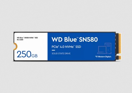 SSD WD Blue 250GB SN580 NVME M.2 PCI Express Gen4 x4 WDS250G3B0E