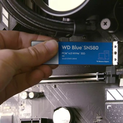 SSD WD Blue 250GB SN580 NVME M.2 PCI Express Gen4 x4 WDS250G3B0E