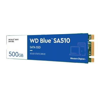 Western Digital Ssd Interno Blue 500Gb 2,5 Sata M.2 2280 Read/Write 560/510 Mbs