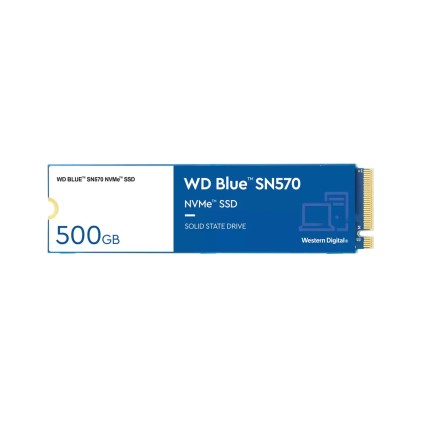 Western Digital Ssd Interno Blue 500Gb Sn570 2,5 Sata M.2 2280 Nvme Gen.3X4 Read/Write 3300/1200 M