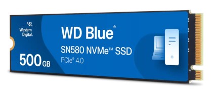 Western Digital Blue SN580 M.2 500 GB PCI Express 4.0 TLC NVMe