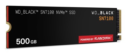 Western Digital Ssd Interno Black Sn7100 500Gb  M.2 2280 Pcie 4.0X4 Nvme