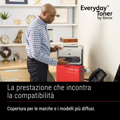 Toner Everyday di Xerox Nero compatibile con HP 147X (W1470X), Alta capacit&agrave;