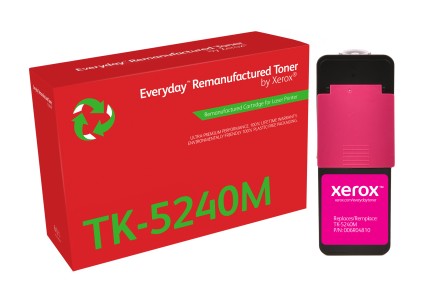 Toner rigenerato Everyday di Xerox Magenta compatibile con Kyocera TK-5240M, Capacit&agrave; standard
