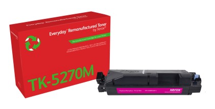 Toner rigenerato Everyday di Xerox Magenta compatibile con Kyocera TK-5270M, Capacità standard