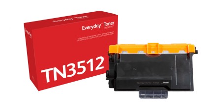 Toner Everyday di Xerox Nero compatibile con Brother TN3512, Altissima capacit&agrave;