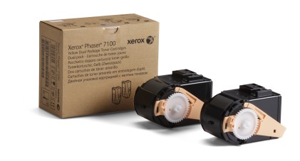 ORIGINALE Xerox toner giallo 106R02604 Phaser 7100 9000 pagine alta capacitа
