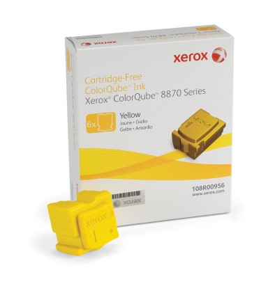 Xerox Inchiostro solido in barrette Giallo da 17300 pagine per ColorQube 8870 / 8880 (108R00956)
