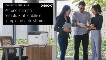 Xerox B410 A4 47 ppm Stampante fronte/retro PS3 PCL5e/6 2 vassoi Totale 650 fogli