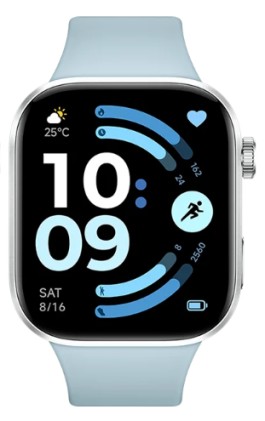 Xiaomi Redmi Watch 6 5,26 cm (2.07") AMOLED 46.5 mm Digitale 432 x 514 Pixel Touch screen Blu GPS (satellitare)
