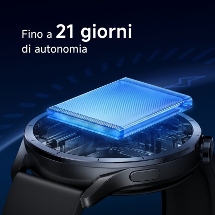 Xiaomi Watch S5 3,76 cm (1.48") AMOLED 46 mm Digitale 480 x 480 Pixel Touch screen Nero Wi-Fi