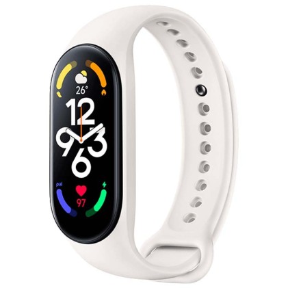 Cinturino in silicone Xiaomi per braccialetto attivit&agrave; Mi Smart Band 7 - colore avorio