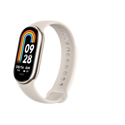 Xiaomi Smart Band 8 AMOLED Tracciatore di attivit&agrave; a clip/da polso 4,11 cm (1.62") Champagne, Oro