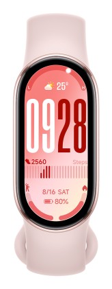 Xiaomi Smart Band 10 Rose AMOLED Braccialetto per rilevamento di attivit&agrave; 4,37 cm (1.72") Rosa