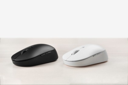 Xiaomi Mi Dual Mode Silent Edition Mouse wireless USB/Bluetooth 1300 dpi - 5 pulsanti - Silenzioso - Colore bianco