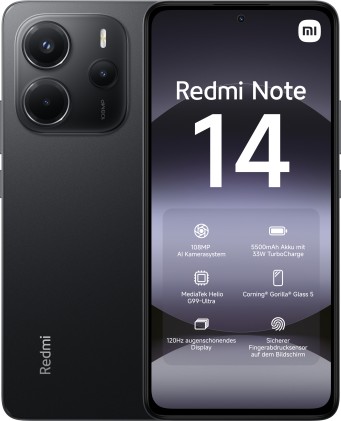 Sm Xiaomi Redmi Note 14 4G Black 6,67 6+128Gb Eu Midnightblack Nfc
