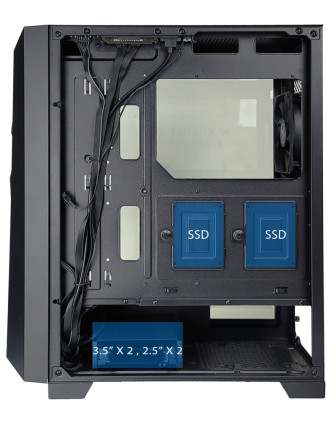 Xilence Performance C XG131 | X712.RGB Midi Tower Nero