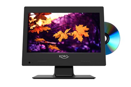 TV Combo 12,5 Xoro PTC 1250, 12.5  (31,75cm) DVB-T2 MiniTV, DVD Player