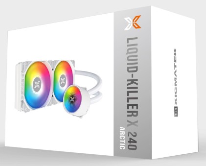 Cooler Xigmatek Liquid Killer X Arctic 240 dissipatore a liquido 240mm bianco