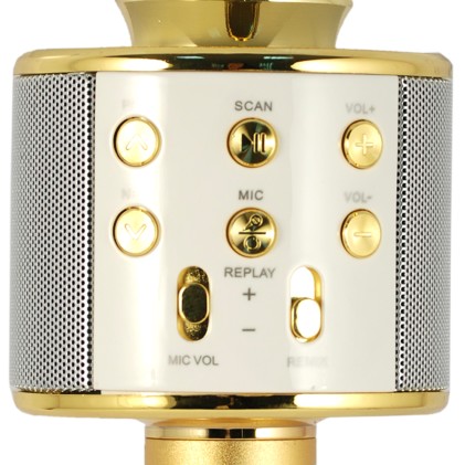 Microfono Xtreme Videogames Karaoke Hollywood Gold 27837K