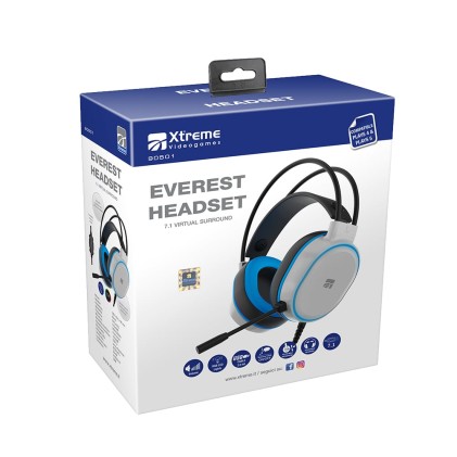 Cuffie Gaming Xtreme Videogames Playstation 4 Everest Headset 7.1 9050