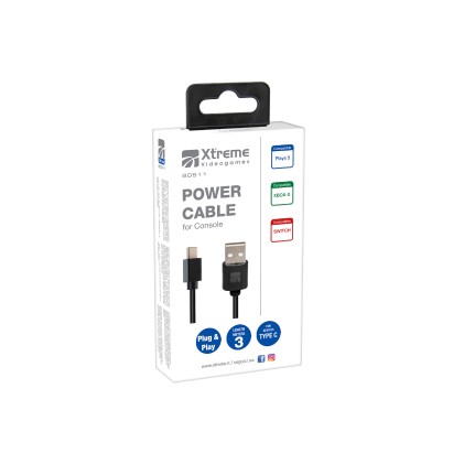 Cavo Usb C Xtreme Videogames Playstation 5 Power Cable For Console 905