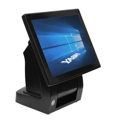 Yashi Pos Intel Quad Core J1900 Up To 2.42 Ghz 4Gb Ssd 120Gb 15" Lcd Touch 3X Com Port 6X  Usb 2.0 1X Hdmi 2X Ps2 Freedos 100-200V