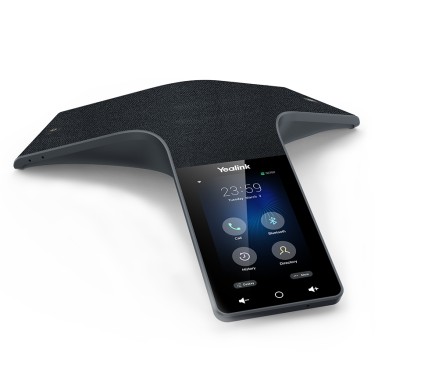 Yealink Telefono Da Conferenza Ip Con Vivavoce, 6 Microfoni Integrati, Display Touch, Audio Hd, 1Xla