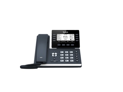 Yealink Telefono Voip 2Xlan Gigabit Poe, Display Monocromatico, Bluetooth, Wi-Fi, 1Xrj9, 12 Linee Si