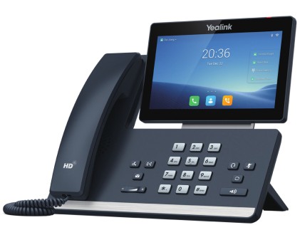 Yealink Videotelefono Voip Android 9.0 Bluetooth, Wi-Fi, Display Touch 7, Cornetta Wireless, Webca
