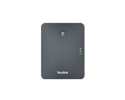 Yealink Base Telefono Cordless Dect Single Cell, 10 Sip Account, Fino A 10 Cordless, Poe