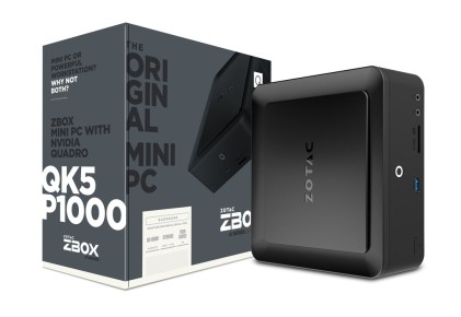 ZOTAC ZBOX QK5P1000-BE Barebone Intel Core i5-7200U NVIDIA Quadro P1000 4GB
