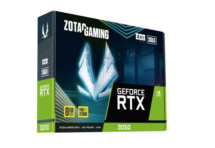 VGA ZOTAC GeForce® RTX 3050 8GB ECO SOLO