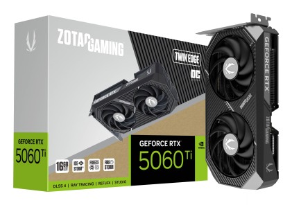 VGA ZOTAC GeForce® RTX 5060 TI 16GB Twin Edge OC