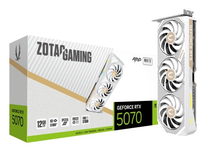 VGA ZOTAC GeForce® RTX 5070 12GB AMP WHITE EDITION