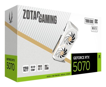 VGA ZOTAC GeForce® RTX 5070 12GB Twin Edge OC White