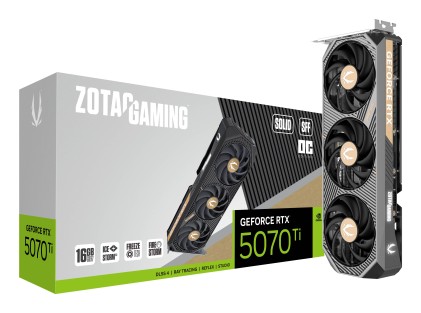 VGA ZOTAC GeForce® RTX 5070TI 16GB Solid SFF OC
