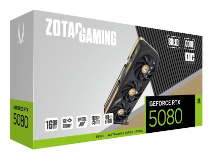 Zotac GAMING GeForce RTX 5080 SOLID CORE OC NVIDIA 16 GB GDDR7 - CONFEZIONE APERTA