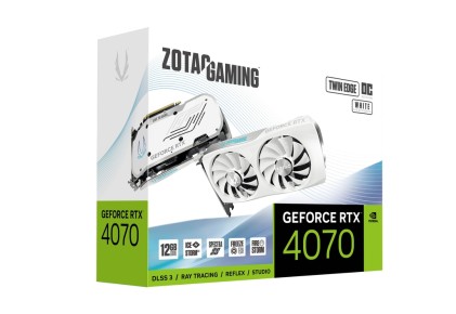 Zotac GAMING GeForce RTX 4070 Twin Edge OC White Edition GDDR6 NVIDIA 12 GB