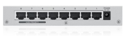 Zyxel ES-108A V3 Non gestito Fast Ethernet (10/100) Metallico