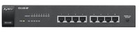 ZYXEL ES1100-8P 9 Port Unmanaged Fast-Ethernet PoE Switch, 4 PoE Ports with 802.3af. PoE output 64W