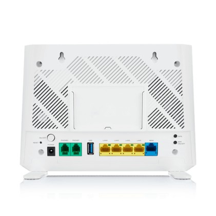 Zyxel Gateway E Access Point, 1X Wan Gb, 4X Lan Gb, 2X Voip, Wifi6 Ax 1800 Con Easy Mesh
