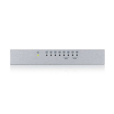 Zyxel Switch Unmanaged 8 Porte 10/100Mbit, Chassis Metallo, Desktop