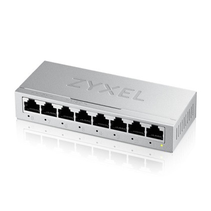 Zyxel Switch Unmanaged Gs-108B V5 , 8 Porte Gigabit, Chassis Metallo, Desktop