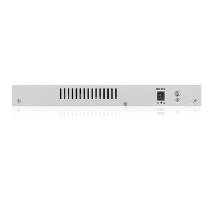Zyxel Switch Unmanaged Plus 8 Porte Gigabit (4 Poe), Easy Management Per Vlan, Qos, Design Senza Ventole, Desktop