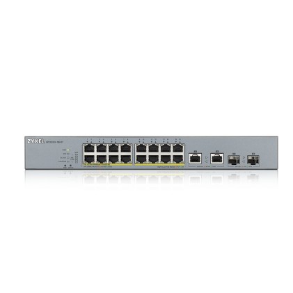 Zyxel Switch Managed Per Cctv: 16 Porte Gigabit Poe 250W + 2 Porte Sfp, Nflex