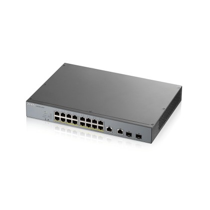 Zyxel Switch Managed Per Cctv: 16 Porte Gigabit Poe 250W + 2 Porte Sfp, Nflex