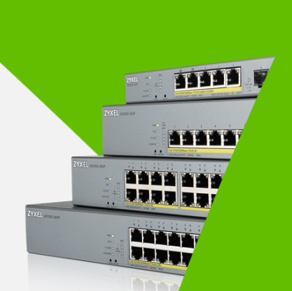 Zyxel Switch Managed Per Cctv: 5 Porte Gigabit Poe (Budget 60W) + 1 Porta Sfp, Nflex