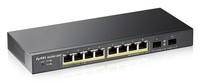 Zyxel GS1900-10HP Gestito L2 Gigabit Ethernet (10/100/1000) Nero 1U Supporto Power over Ethernet (PoE)