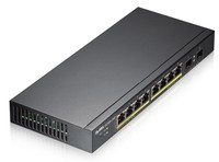 Zyxel GS1900-10HP Gestito L2 Gigabit Ethernet (10/100/1000) Nero 1U Supporto Power over Ethernet (PoE)